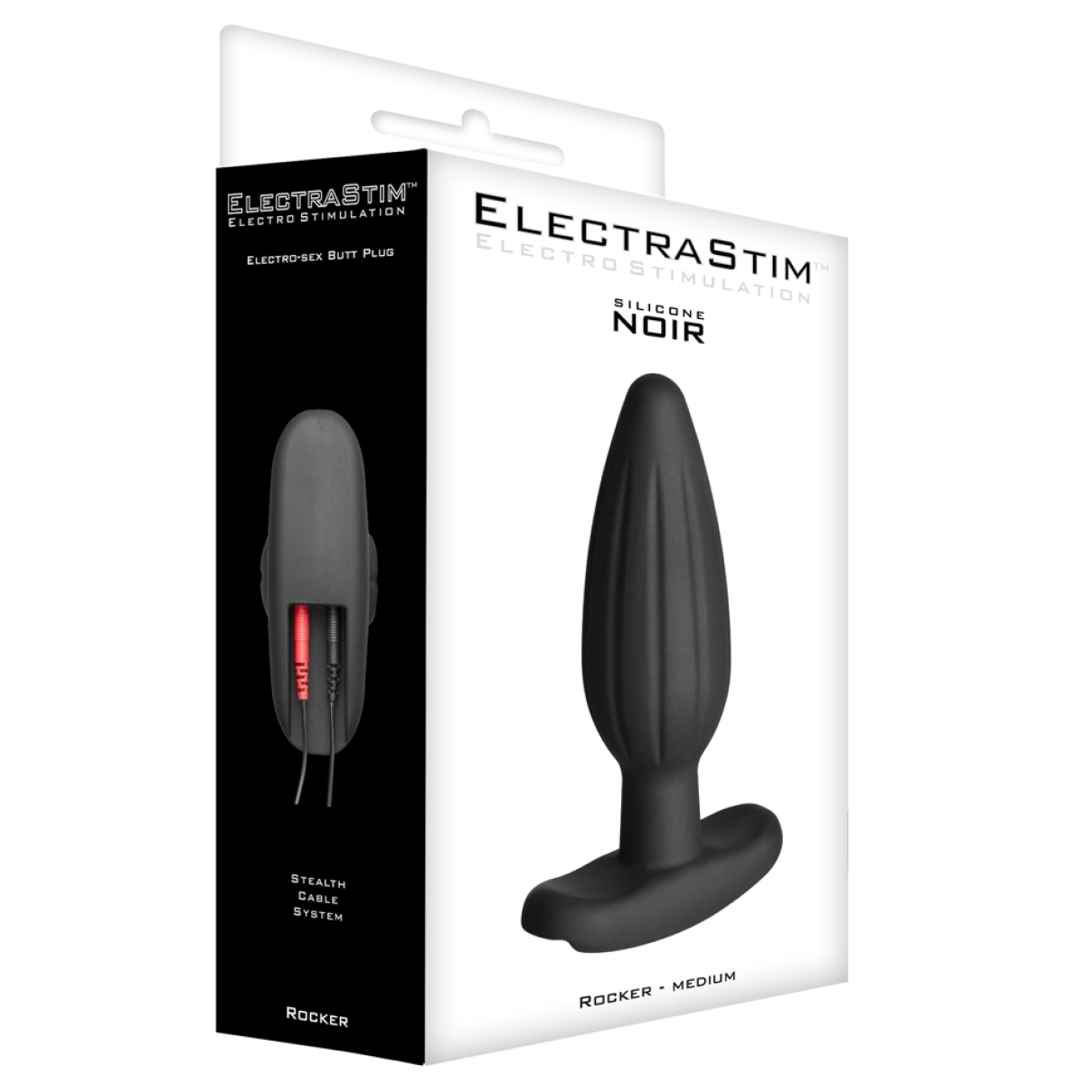 plug d electrostimulation en silicone rocker medium electrastim 115 x 4cm 1