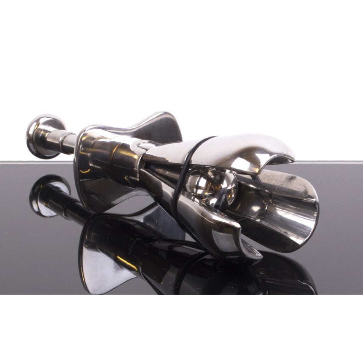 plug de chastete en metal deluxe junior 11 x 5cm