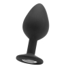 plug diamond large 7 x 35 cm noir 2