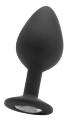 plug diamond large 7 x 35 cm noir 2