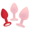 plug diamond regular 65 x 28 cm rouge