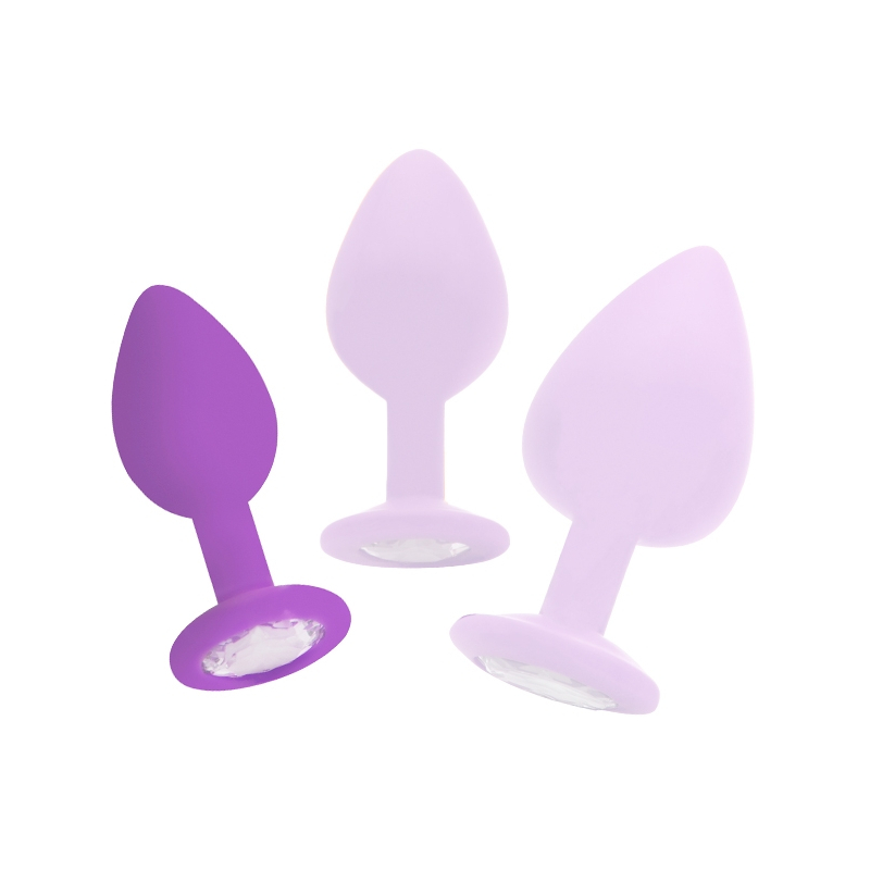 plug diamond regular 65 x 28 cm violet
