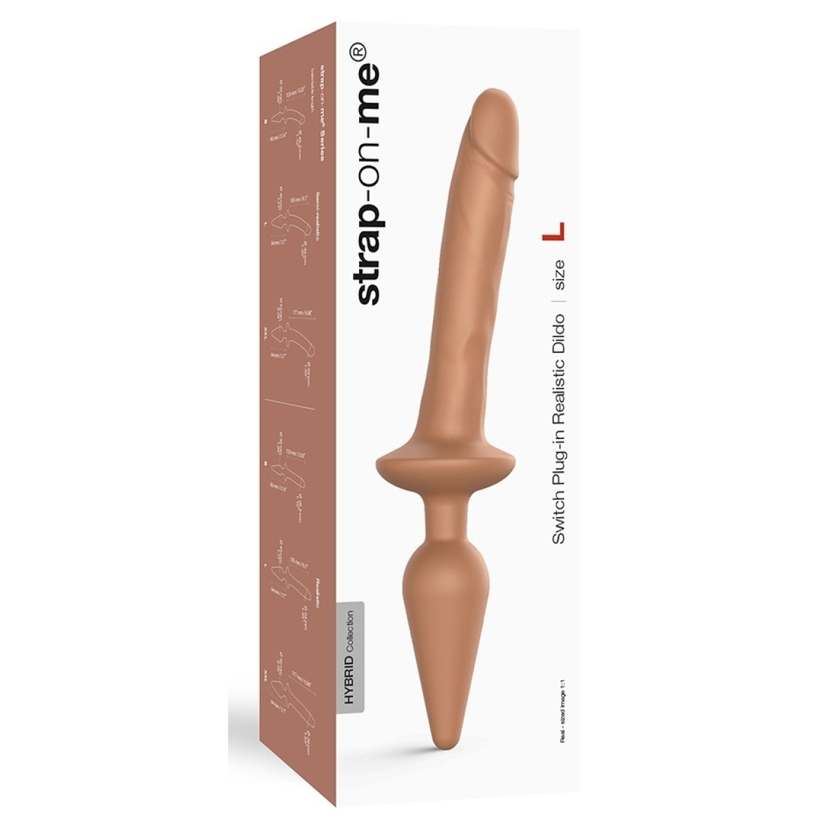 plug dildo switch realistic strap on me s 13 x 28cm 1
