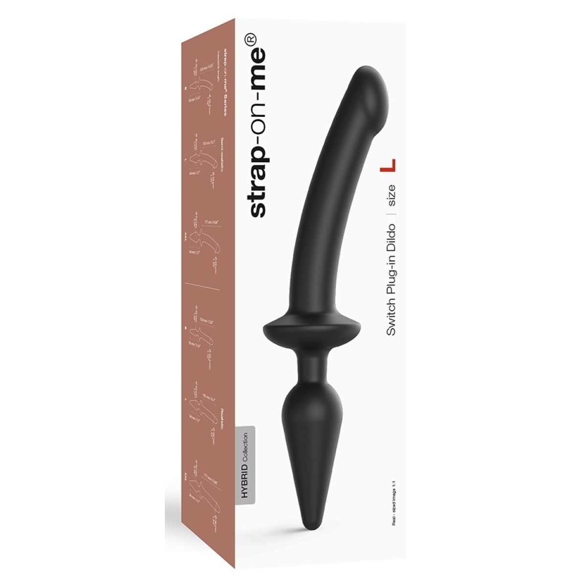 plug dildo switch strap on me l 16 x 34cm noir 1