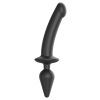 plug dildo switch strap on me l 16 x 34cm noir