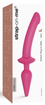 plug dildo switch strap on me s 13 x 28cm rose 1