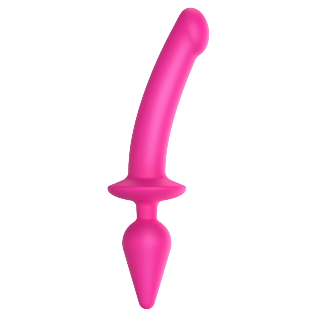 plug dildo switch strap on me s 13 x 28cm rose
