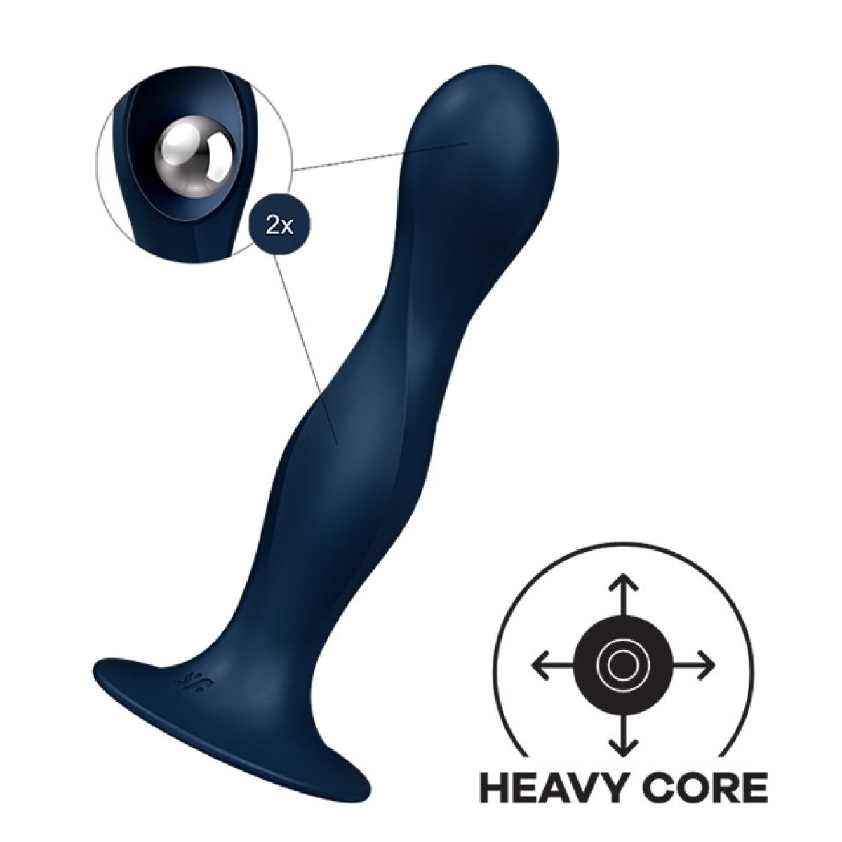 plug double ball r 17 x 35cm bleu 3