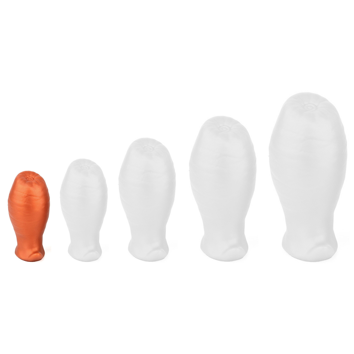 plug egg as xs 6 x 35cm orange