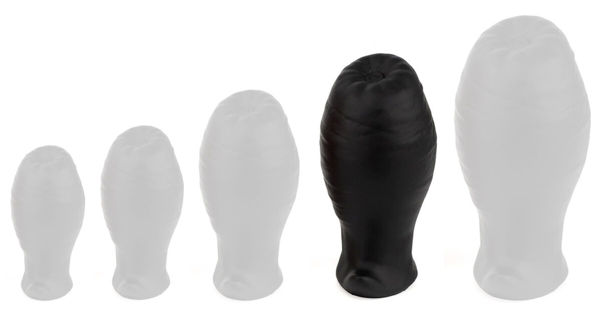 plug egg ass l 105 x 63cm noir