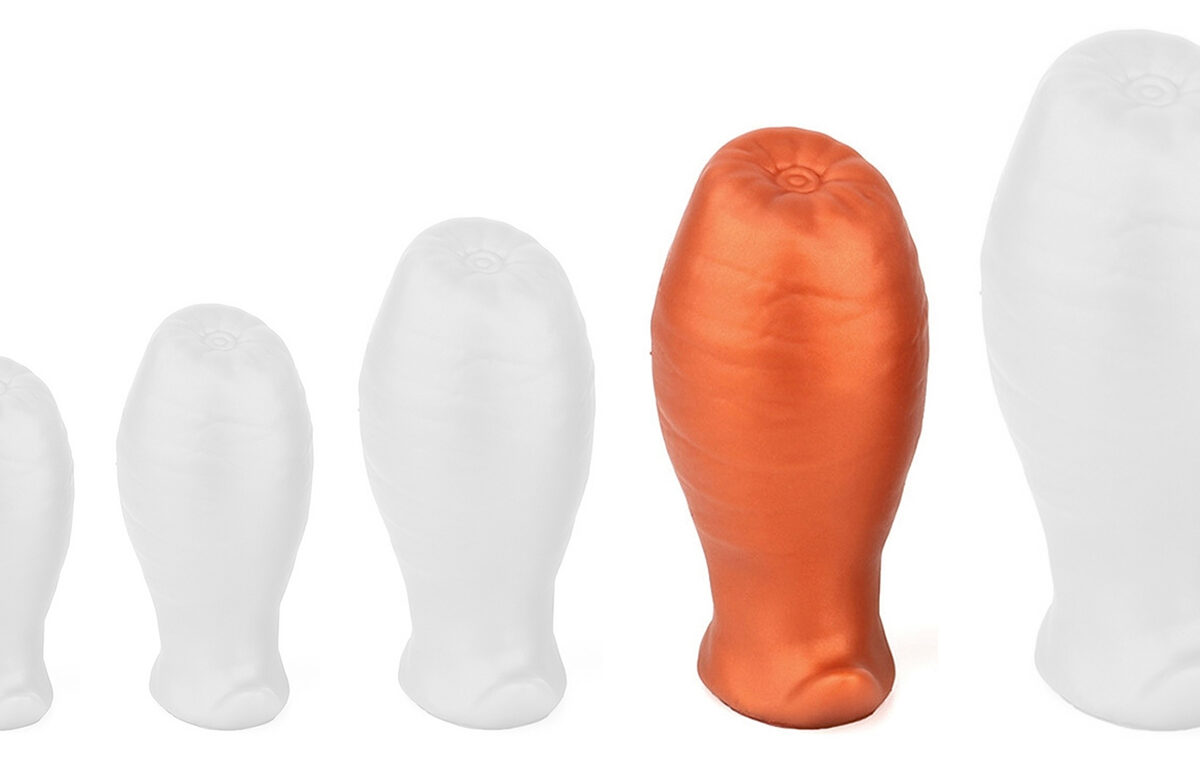plug egg ass l 105 x 63cm orange