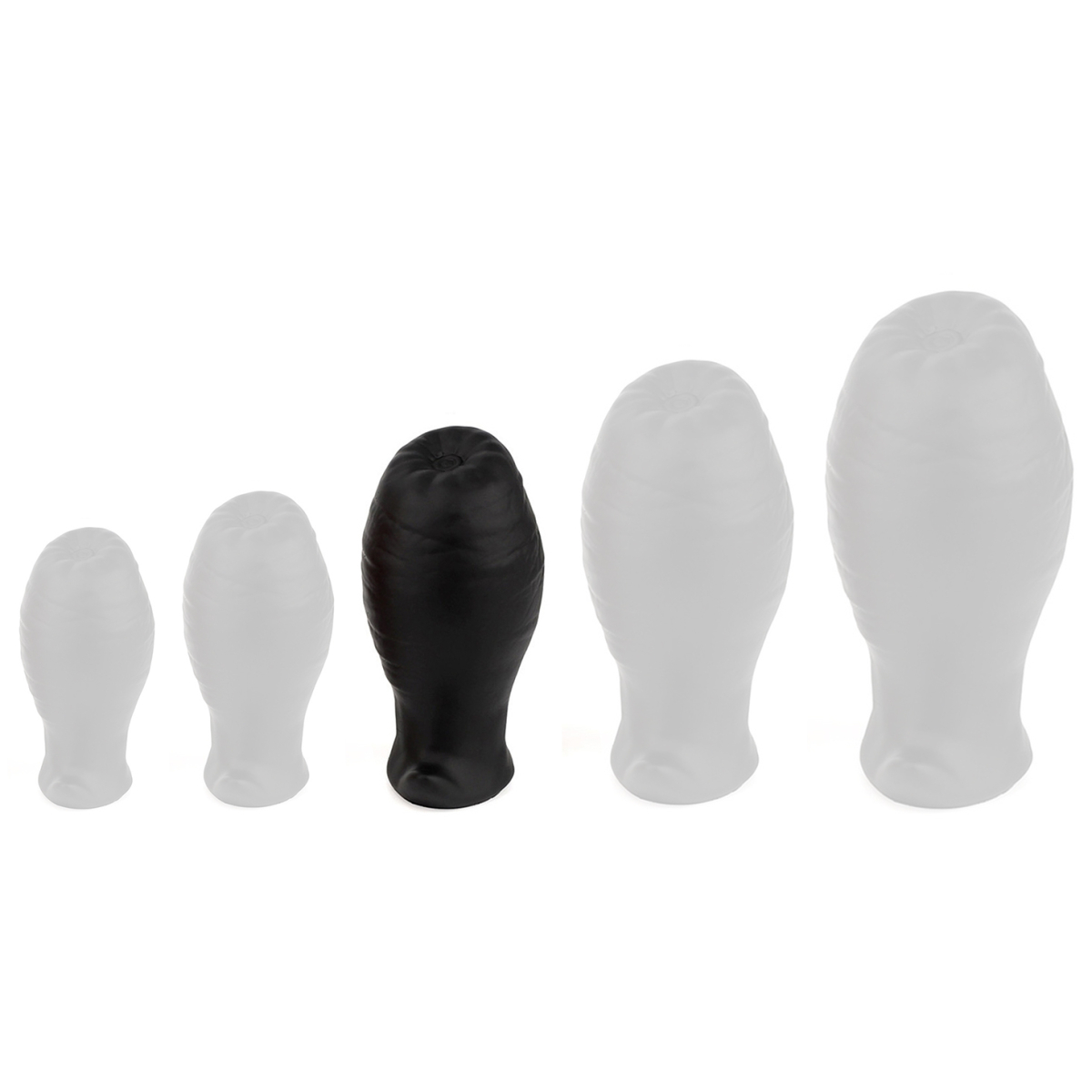 plug egg ass m 95 x 53cm noir