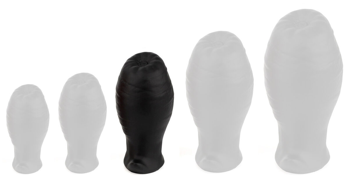 plug egg ass m 95 x 53cm noir