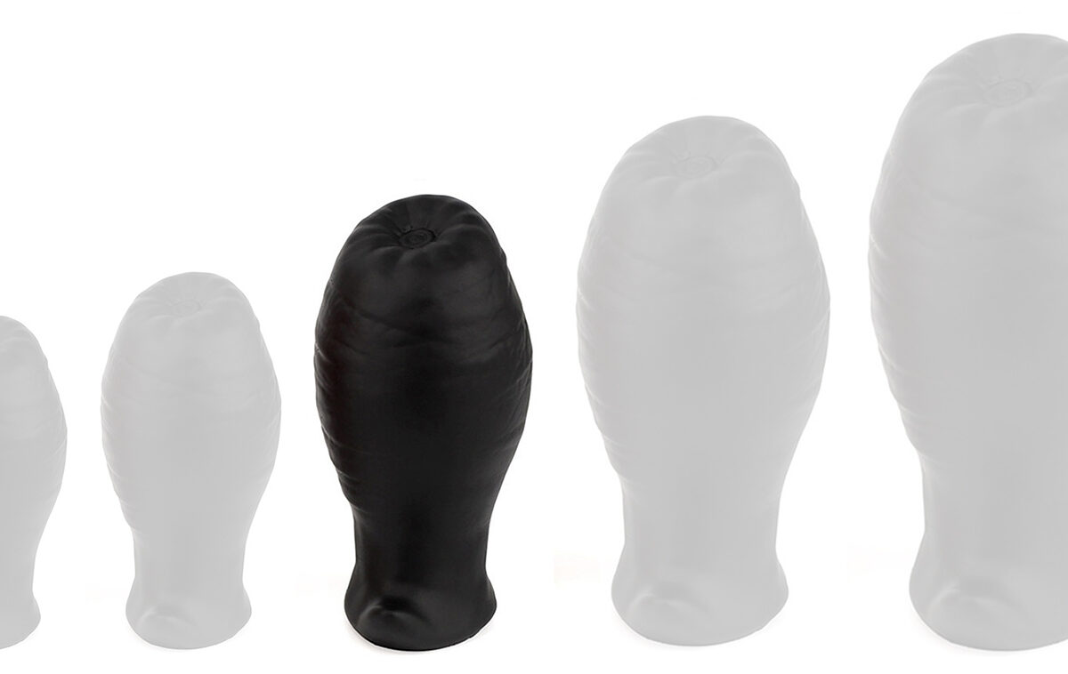plug egg ass m 95 x 53cm noir