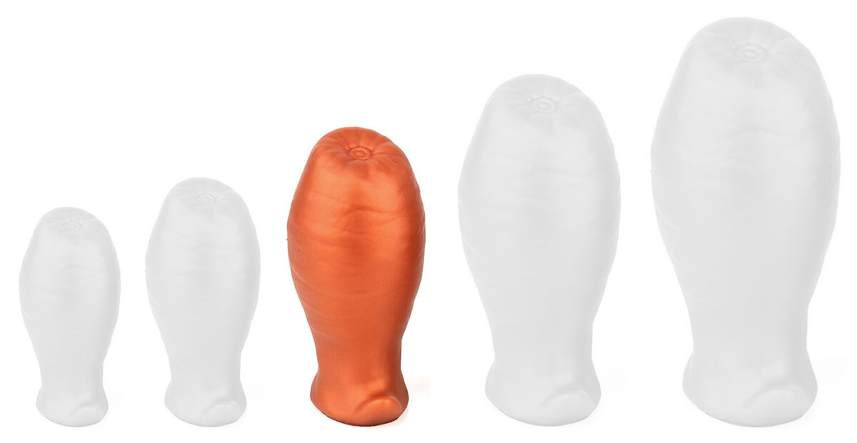 plug egg ass m 95 x 53cm orange