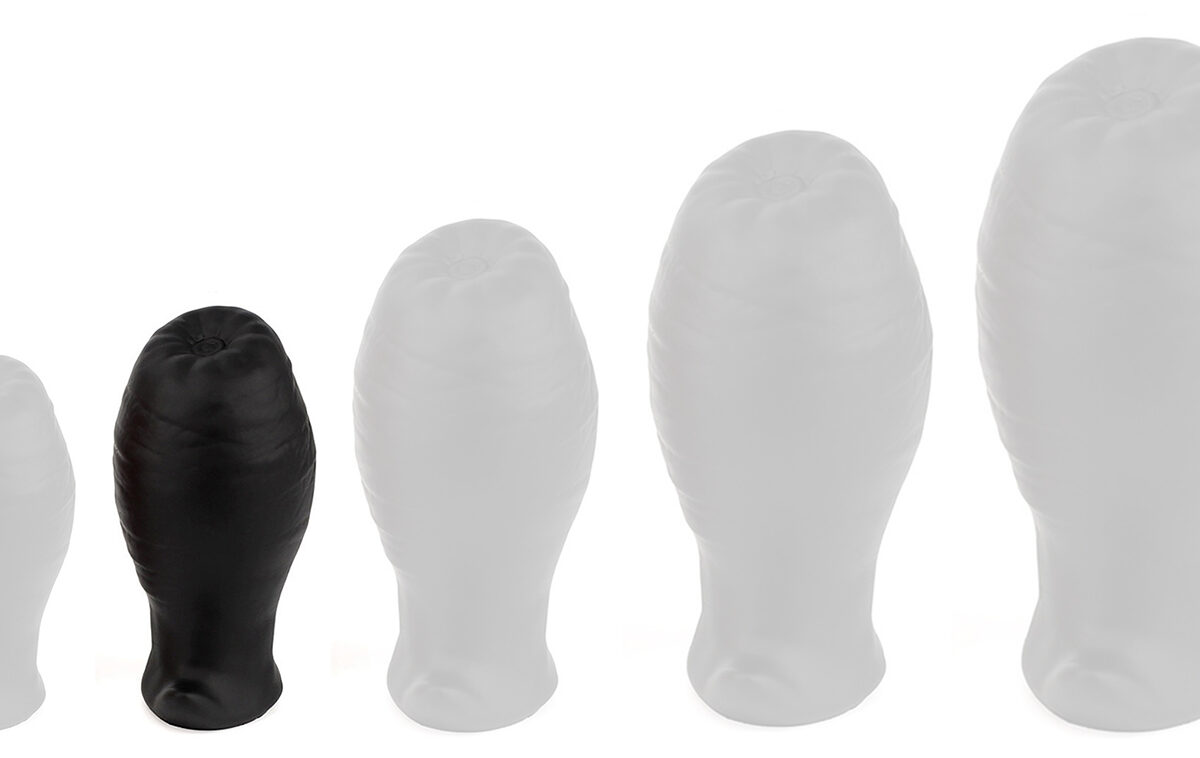 plug egg ass s 75 x 43cm noir