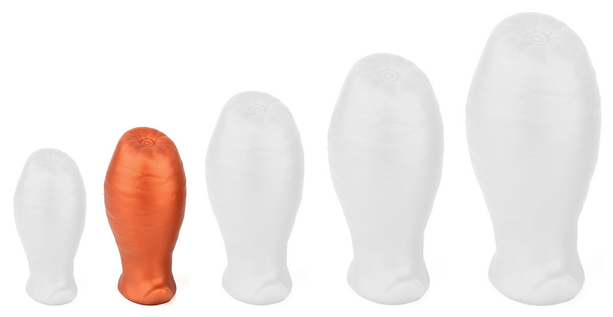 plug egg ass s 75 x 43cm orange