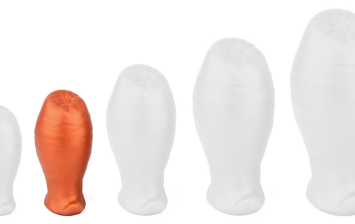 plug egg ass s 75 x 43cm orange
