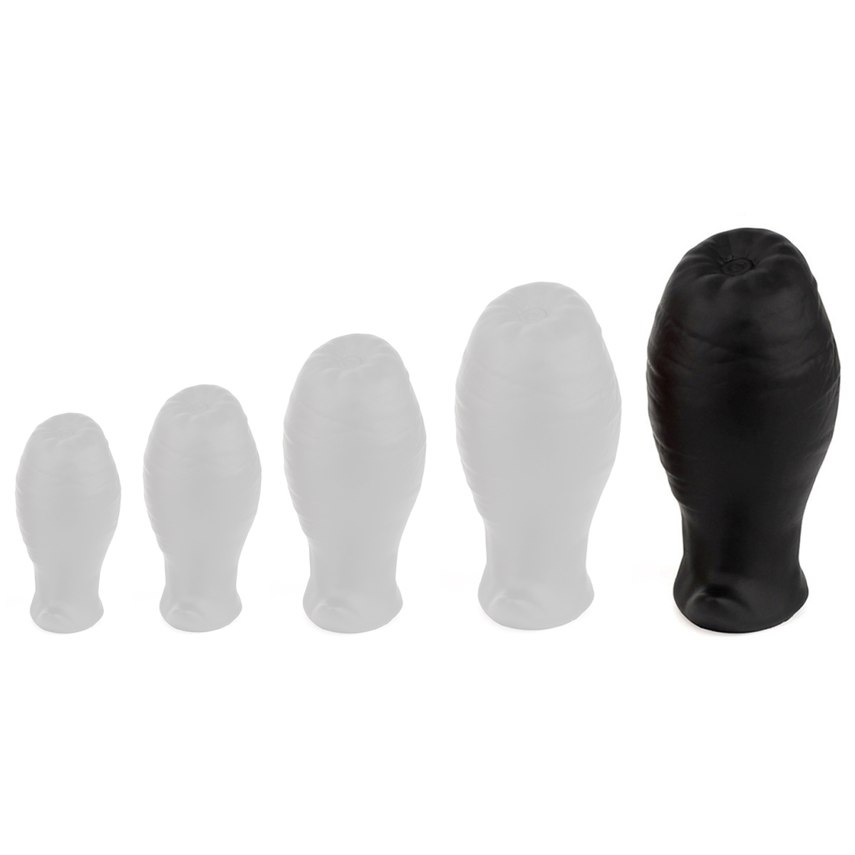 plug egg ass xl 125 x 73cm noir