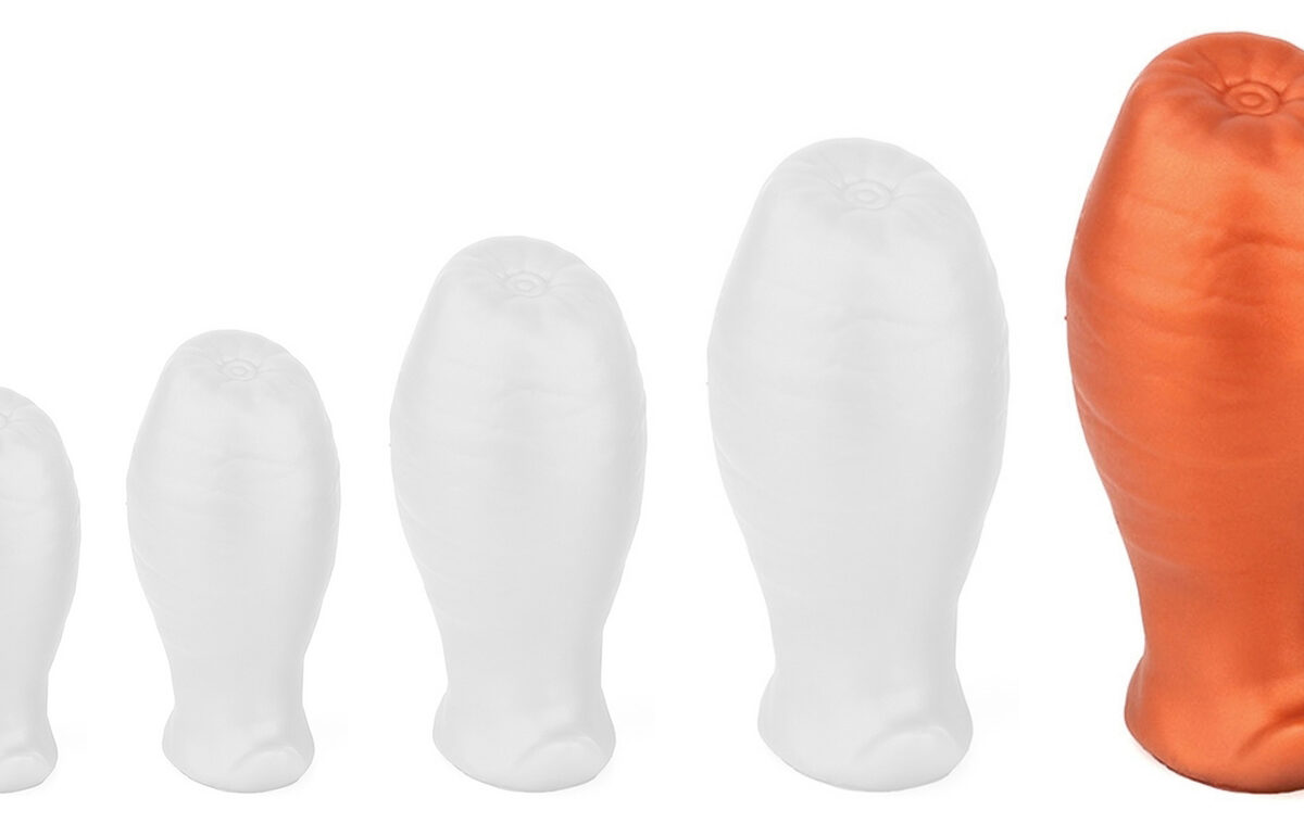 plug egg ass xl 125 x 73cm orange