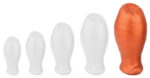 plug egg ass xl 125 x 73cm orange