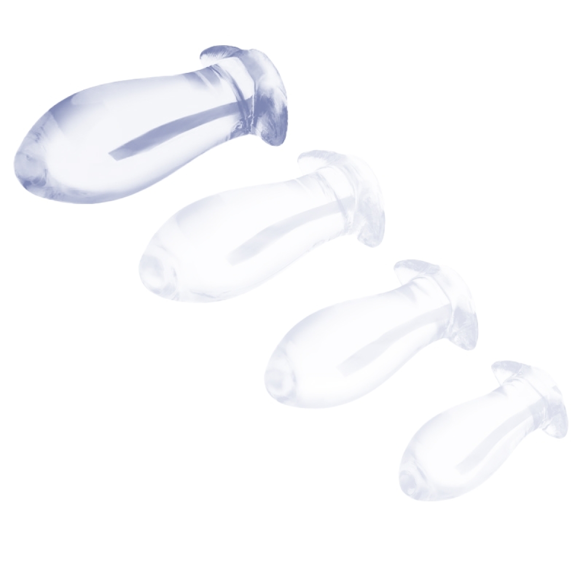 plug egg clear xl 16 x 7cm transparent 1