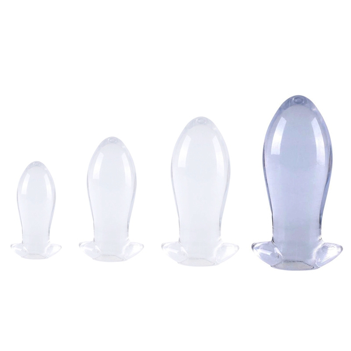 plug egg clear xl 16 x 7cm transparent