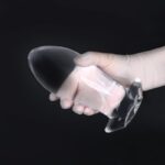 plug egg clear xl 16 x 7cm transparent 2