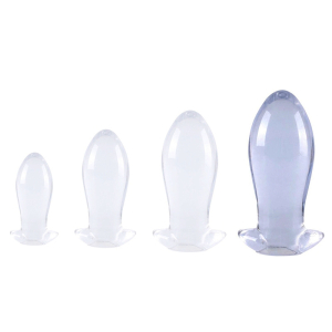 plug egg clear xl 16 x 7cm transparent