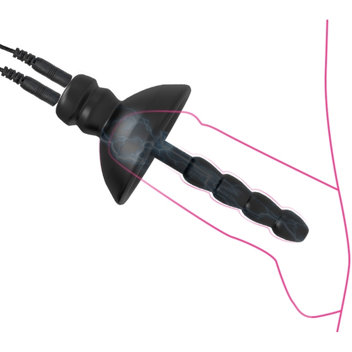 plug electro penis shock pen m 6cm diametre 8mm 1