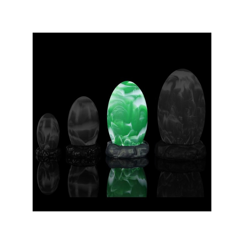 plug emerald egg l 13 x 9cm