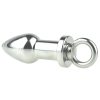 plug en metal arsenal avec anneau 8 x 37cm gris 2