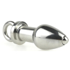 plug en metal arsenal avec anneau 8 x 37cm gris 3