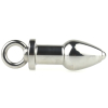 plug en metal arsenal avec anneau 8 x 37cm gris 4