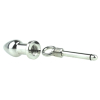 plug en metal arsenal avec anneau 8 x 37cm gris 5