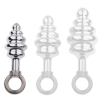 plug en metal avec anneau butt pal 6 x 28cm