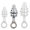 plug en metal avec anneau butt pal 7 x 35cm