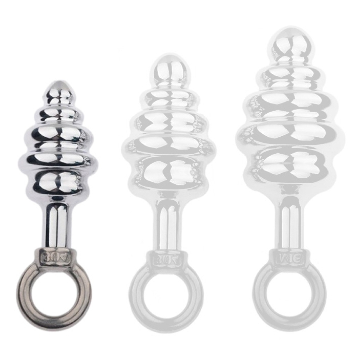 plug en metal butt pal avec laisse 6 x 28cm 1