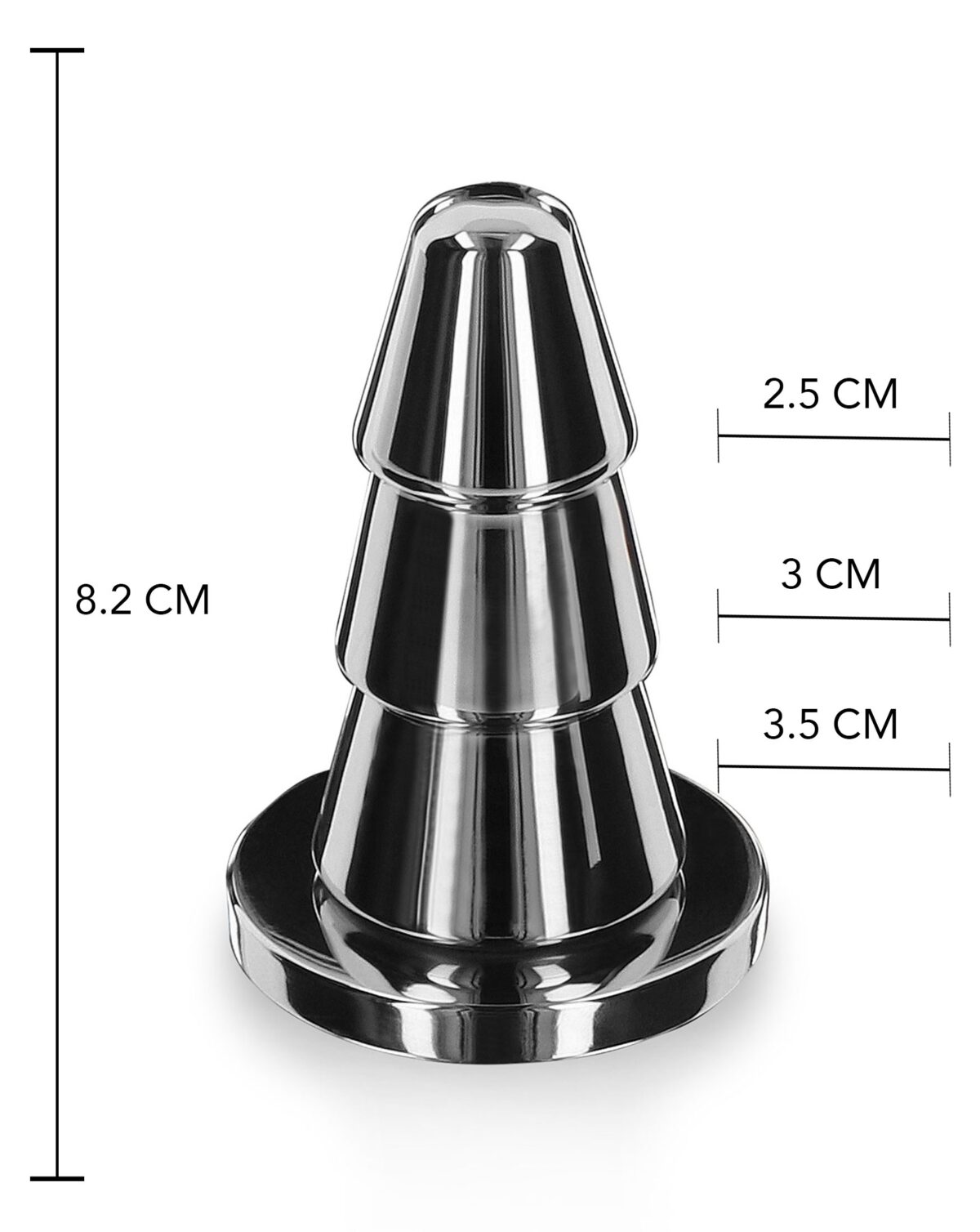 plug en metal cone steel 75 x 38cm 4