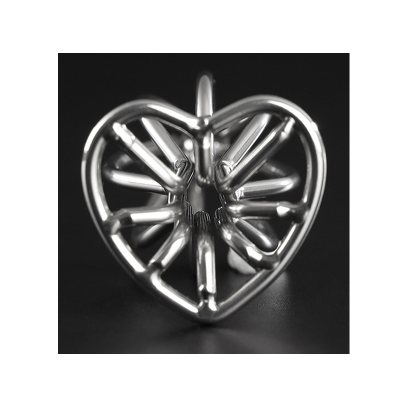 plug en metal heart line l 8 x 42cm 1