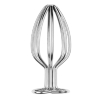 plug en metal heart line l 8 x 42cm