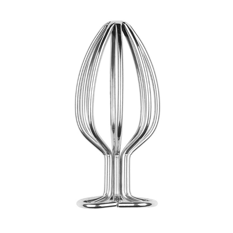 plug en metal heart line l 8 x 42cm