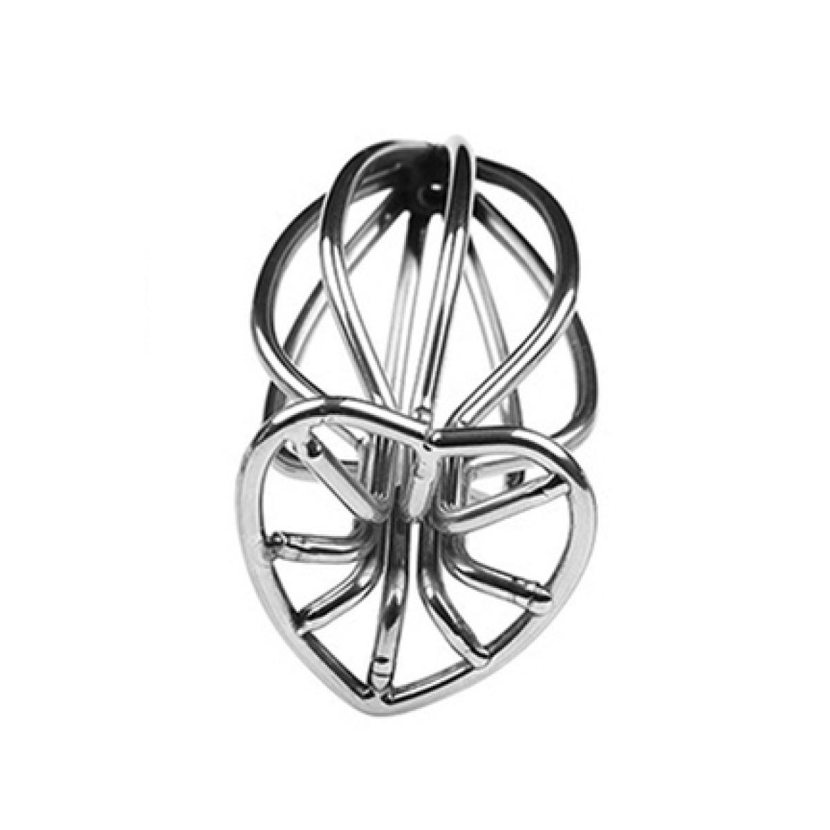 plug en metal heart line m 7 x 35cm 3