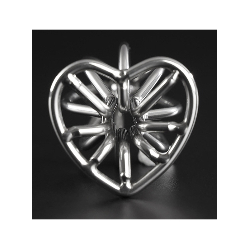 plug en metal heart line s 55 x 29cm 1