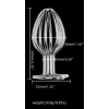 plug en metal heart line s 55 x 29cm 6