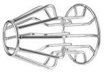 plug en metal hollow flat m 10 x 78cm 2