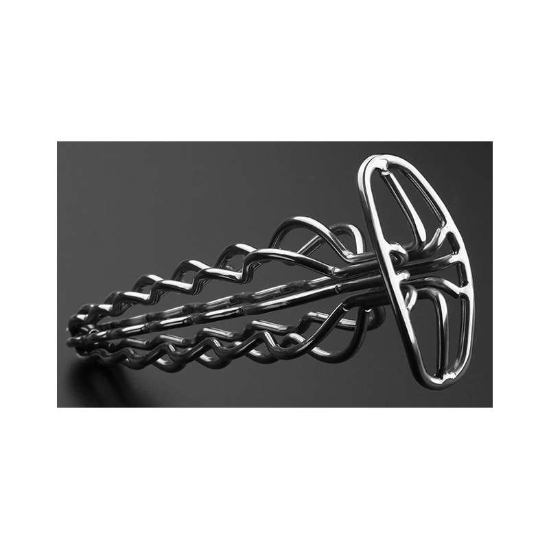plug en metal hollow out 16 x 4cm 3