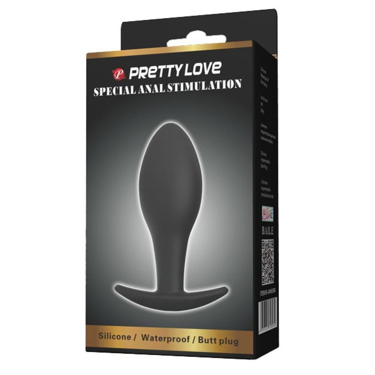 plug en silicone pretty love 8 x 3cm 1