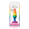 plug en silicone rainbow 10 x 28 cm 1