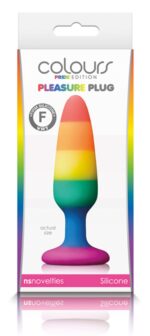 plug en silicone rainbow 10 x 28 cm 1